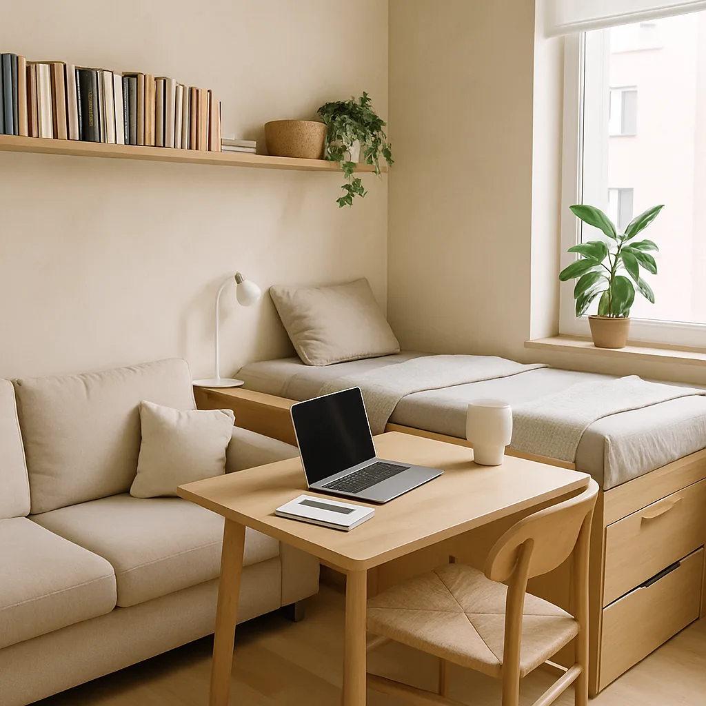 Arredo multifunzionale in un appartamento ad Ardea