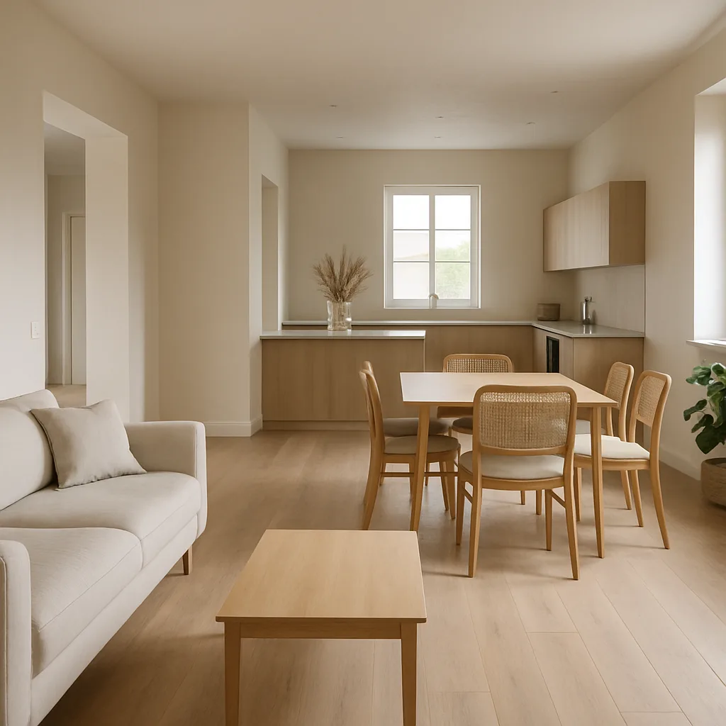 Esempio di design interno moderno per ristrutturazione