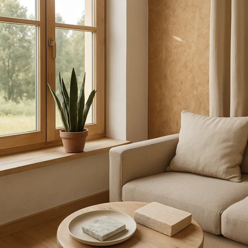 Materiali naturali e riciclati per ristrutturazione