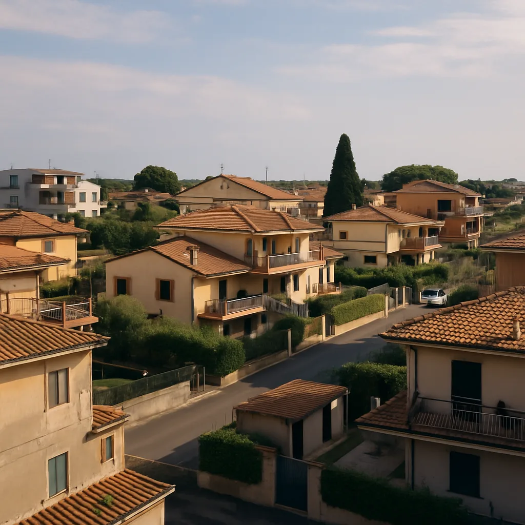 Zona residenziale di Ardea.