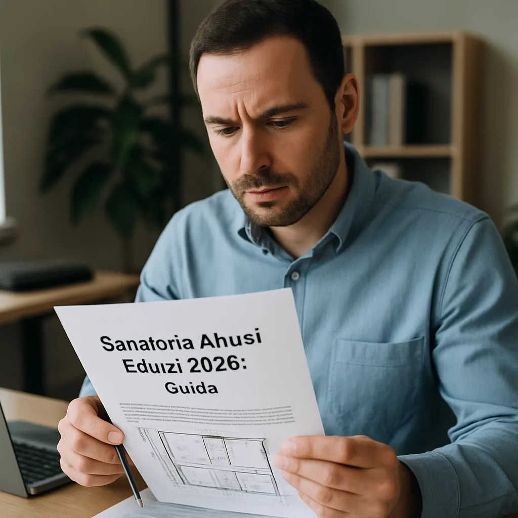 Documenti tecnici per sanatoria edilizia