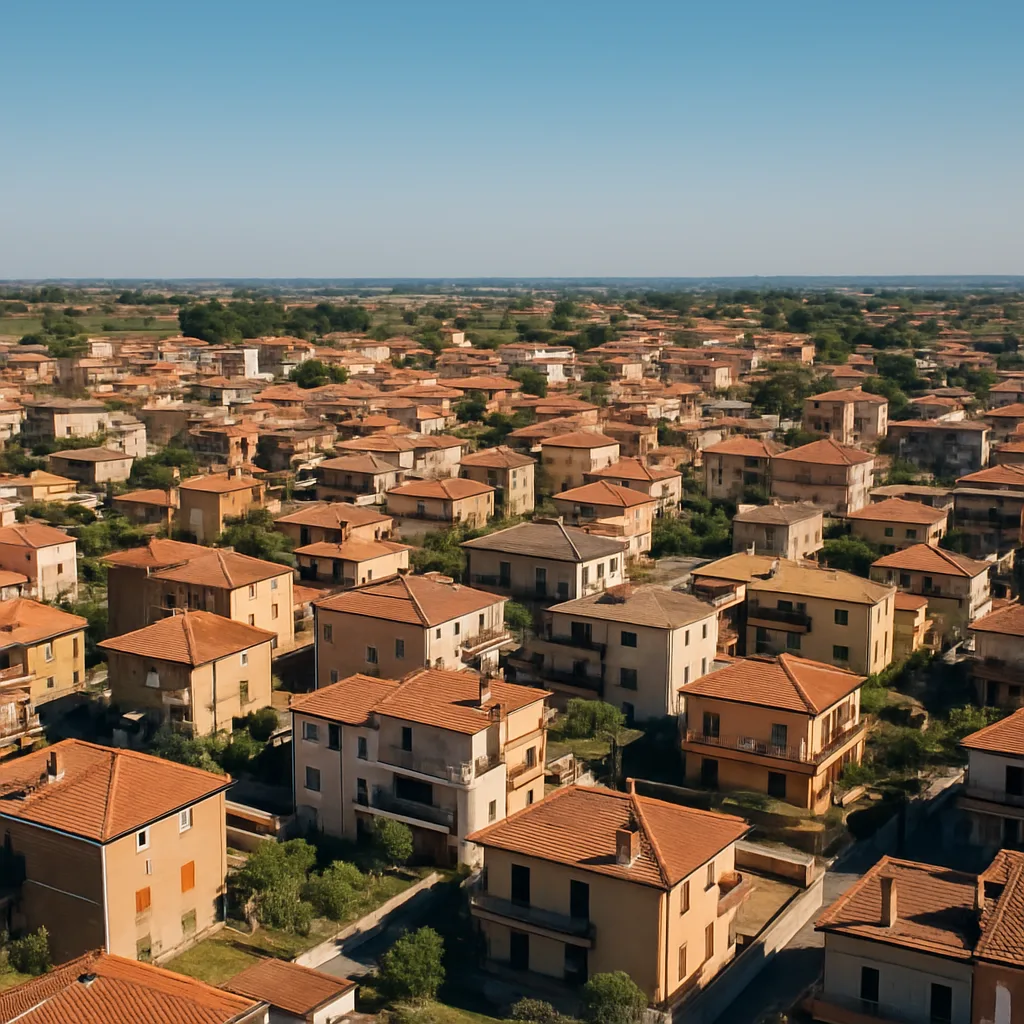 Vista aerea di Ardea